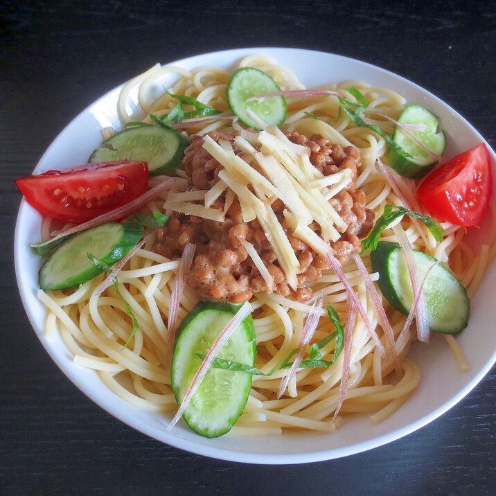 さっぱり！納豆スパゲッティー